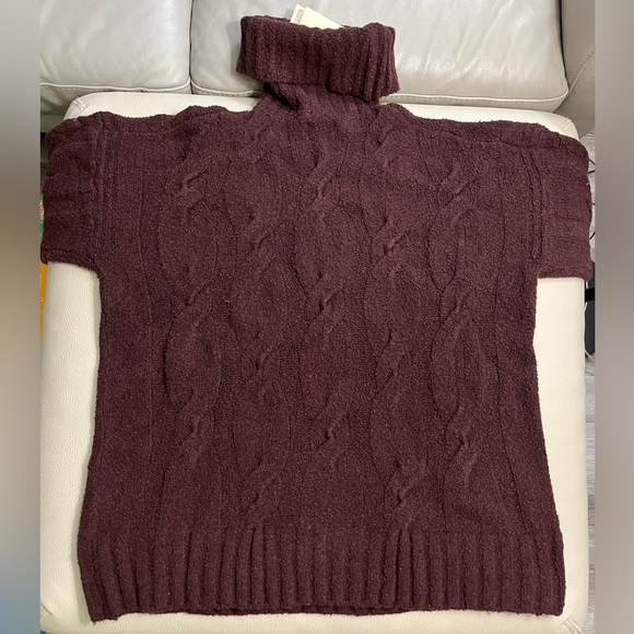 NWT - Frank & Oak Women’s Wool Blended Ribbed Turtleneck Sweater - Size L - Picture 6 of 9